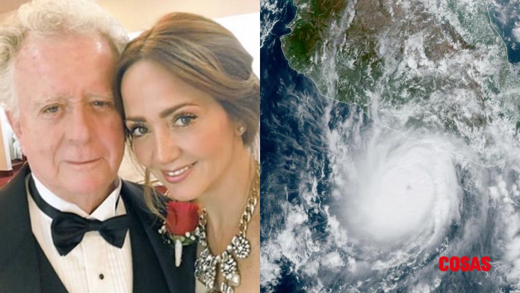 Andrea Legarreta llora al perder contacto con su padre que vive en Acapulco