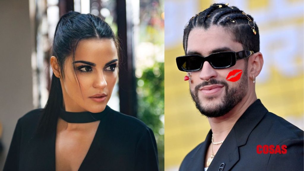 Maite Perroni beso a Bad Bunny