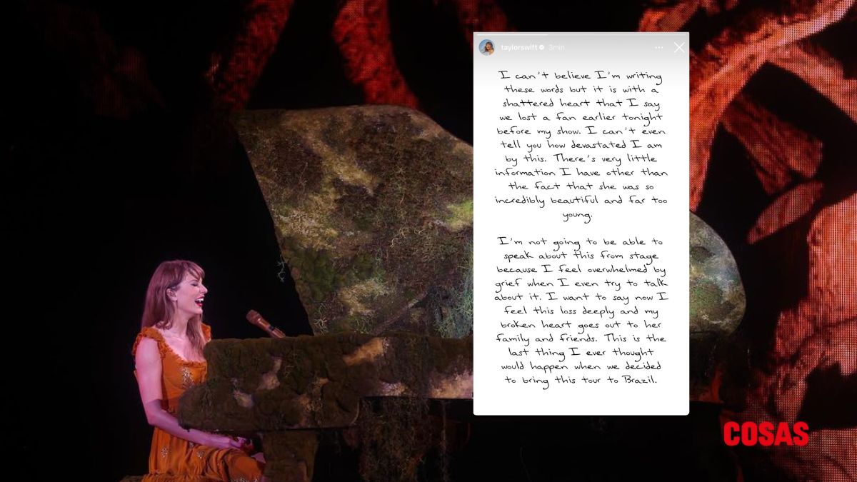 Taylor Swift lanza comunicado tras muerte de fan en Río de Janeiro | Foto: IG Taylor Swift