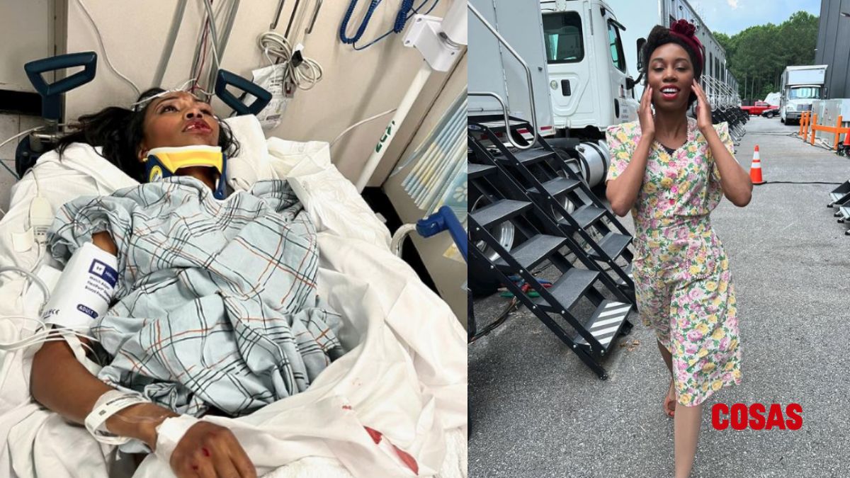 Carrie Bernans es atropellada. IG: carriebernans
