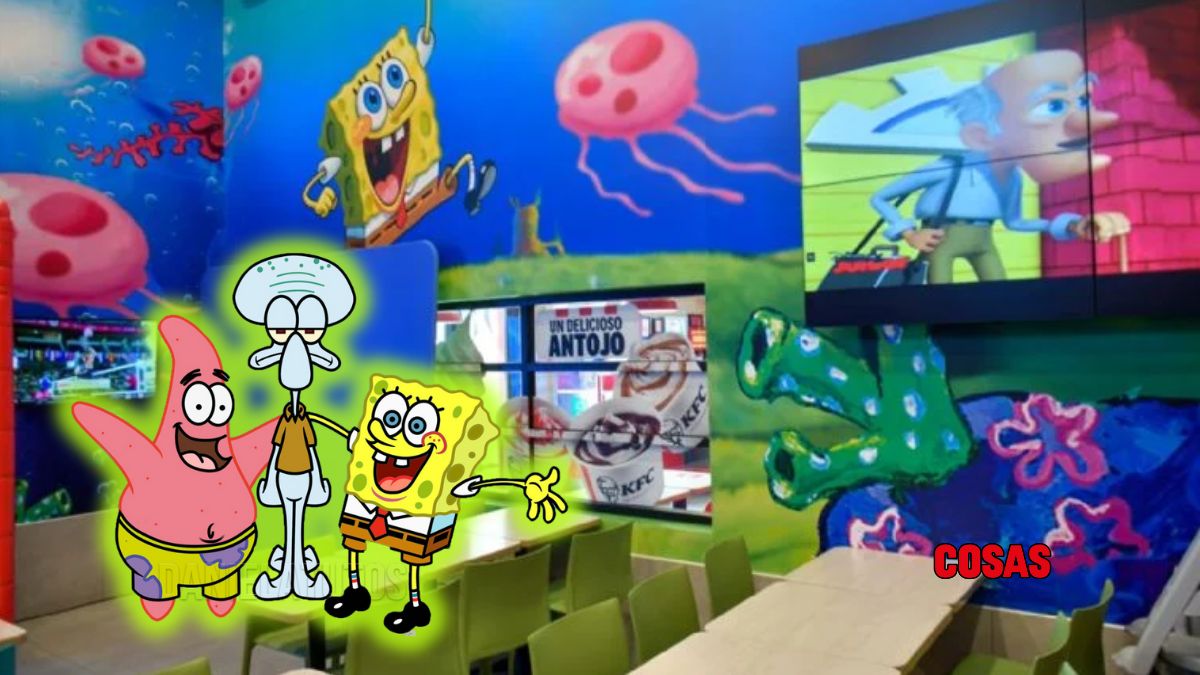 Conoces todos los detalles del KFC con temática de Bob Esponja con motivo del día del niño.