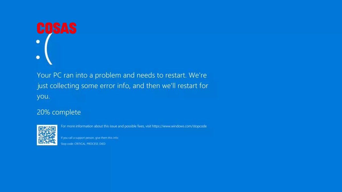 Caída mundial de Microsoft: ¿Qué son las pantallas azules de la muerte?