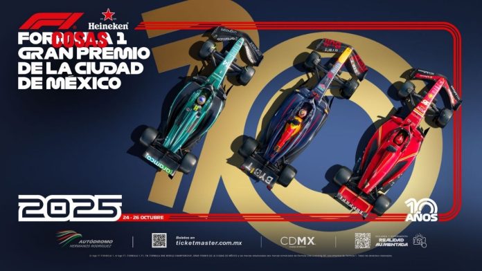 Gran Premio de México 2025: nuevo abono Grandstand Tour para vivir la Fórmula 1 en diversas zonas del Autódromo. Preventa el 12 de noviembre.