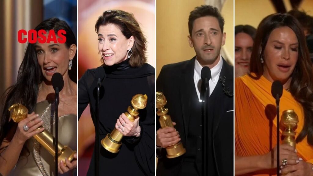 Ganadores de los Globos de Oro 2025 lo mejor del cine y la televisión en una gala llena de talento y diversidad