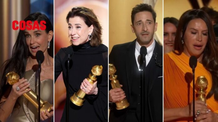 Ganadores de los Globos de Oro 2025 lo mejor del cine y la televisión en una gala llena de talento y diversidad