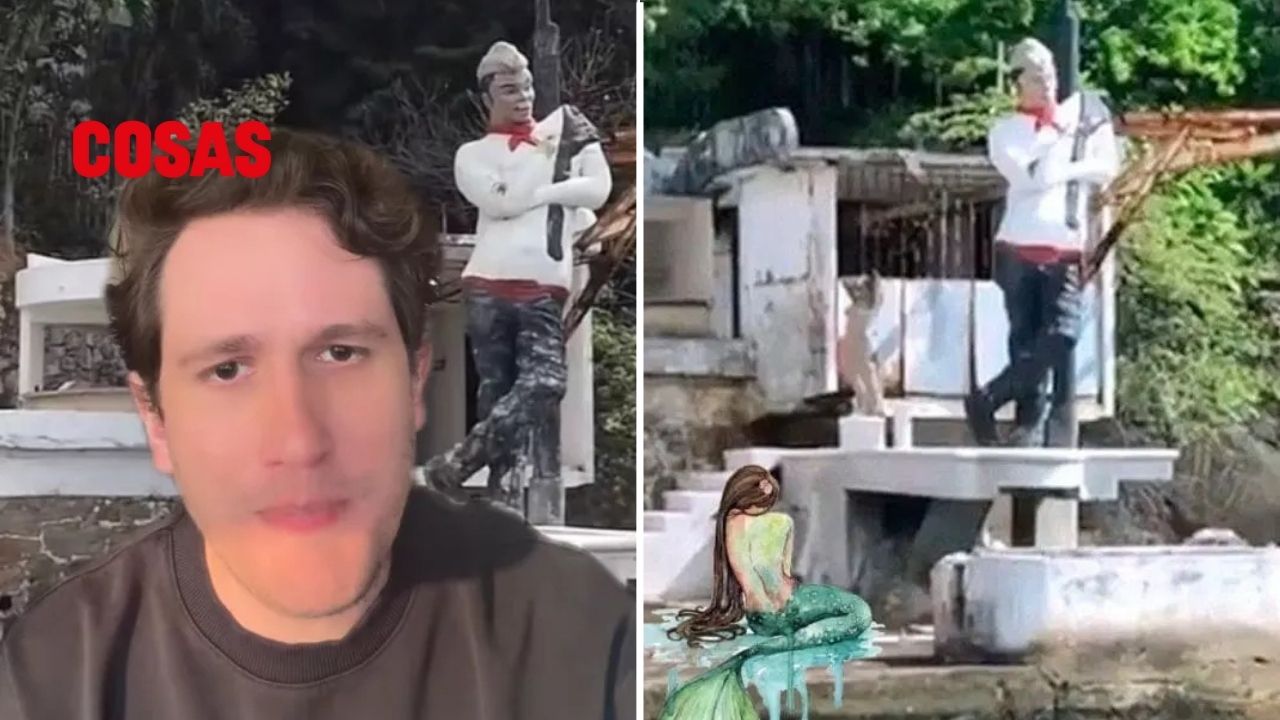 Cantinflas no tenía sirenas enjauladas en Acapulco; su nieto desmiente rumores virales que dijo el influencer Carlos Name.